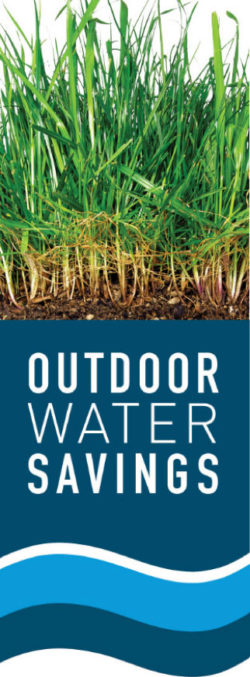 Banner graphic showing outdoor savings logo